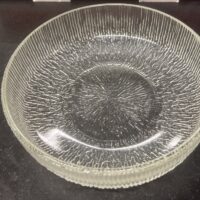 Indiana Glass "Tree Bark/Crystal Ice" Salad Bowl