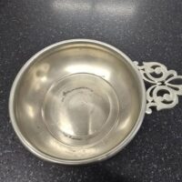WEB Porringer Pewter Bowl