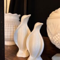 Naaman Israel White Porcelain Penguins