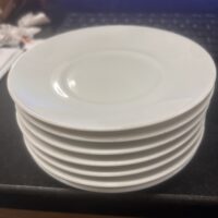 5 1/2" White Saucer