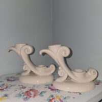 Abingdon MCM Candlestick Holders (Pair)