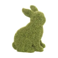 Flocked Sitting Bunny