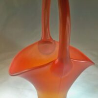 Tiffin Amberina Satin 11" Basket