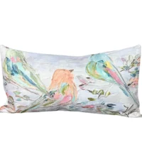 Three Birds Lumbar Pillow