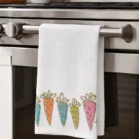 Carrots Waffle Tea Towel