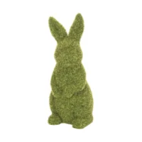 Flocked Standing Bunny