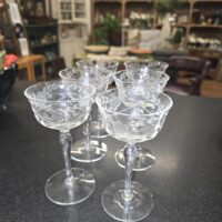 Crystal Champagne/Sherbet Coupe  6 pc, set