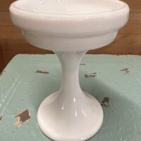 Westmoreland Milk Glass Pedestal Fairy Lamp (base only)