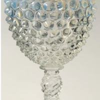 Fenton Hobnail French Opalescent Water Goblet