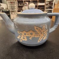 Harker Pottery 1940s Cameo Ware Tea Pot