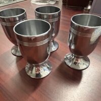 Chase USA 1935 Chromium Liqueur Cups (Set of 4)