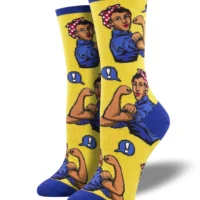 SockSmith "Notable Profiles" Cotton Crew Socks (midsize)