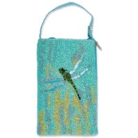 Hand-beaded Club Bag- Dragonfly