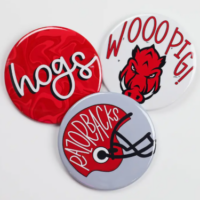 Arkansas Gameday Tailgate Buttons