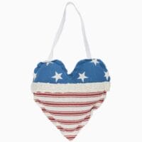 Americana Stuffed Heart Hanger