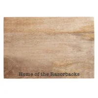 Home of the Razorbacks Footed Cutting Board