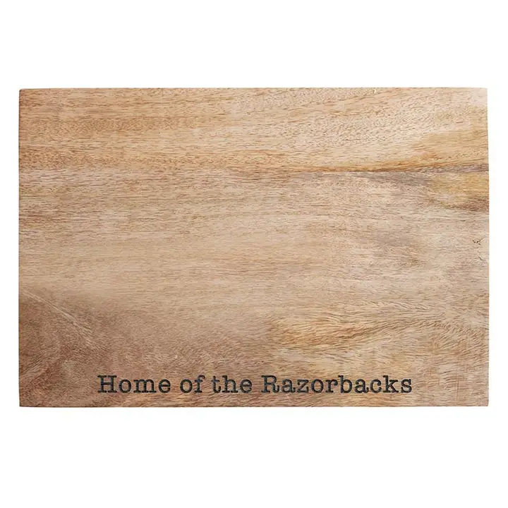 Home of the Razorbacks Footed Cutting Board