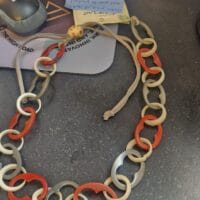 Organic Tagua Melissa Necklace- Single Strand
