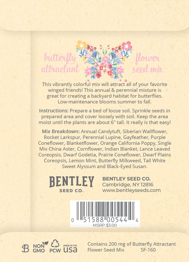 Make My Heart Flutter - Bird and Butterfly Wildflower Mix - Image 2