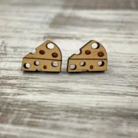 Holly & Liz Stud Earrings- Plants & Food