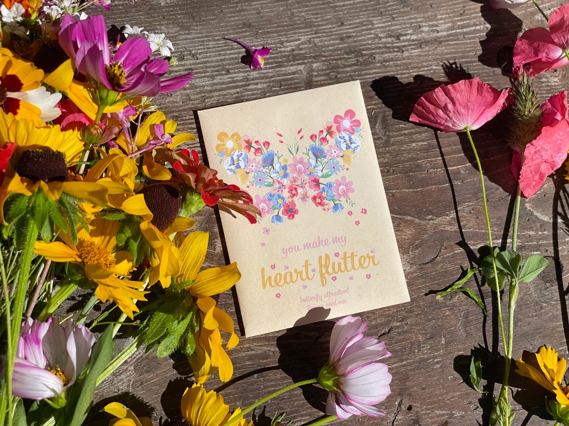 Make My Heart Flutter - Bird and Butterfly Wildflower Mix - Image 3