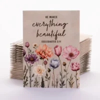 He Makes Everything Beautiful- Pollinator Wildflower Mix Seed Packets