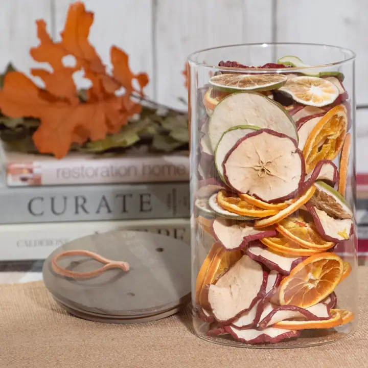 Autumn Orchard Fruit Potpourri Jar