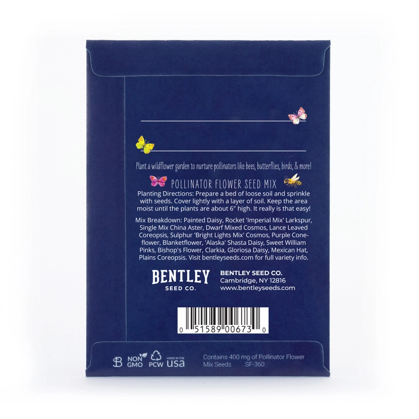 Blue Planet- Pollinator Flower Mix Seed Packets - Image 2