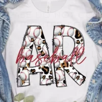 Arkansas Baseball Leopard T-Shirt