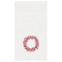 C&F Berry Wreath Waffle Towel