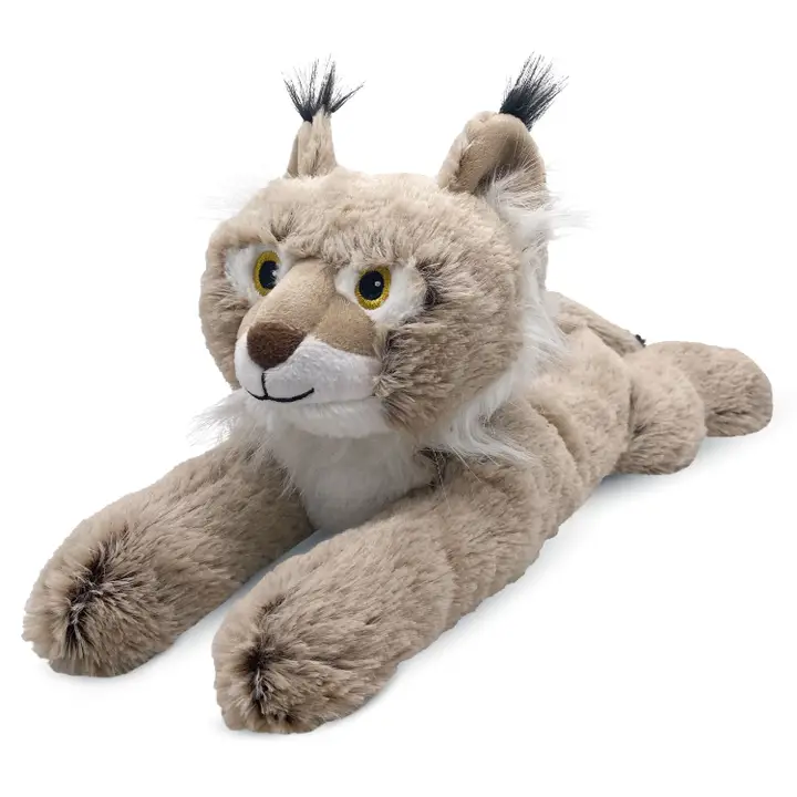 Bob Cat Warmies® Laying Down