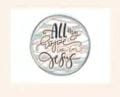 "All My Hope" Round Vinyl Sticker 3x3in.