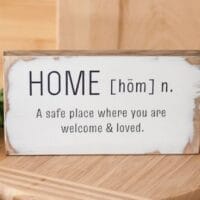 Home Definition Word Block