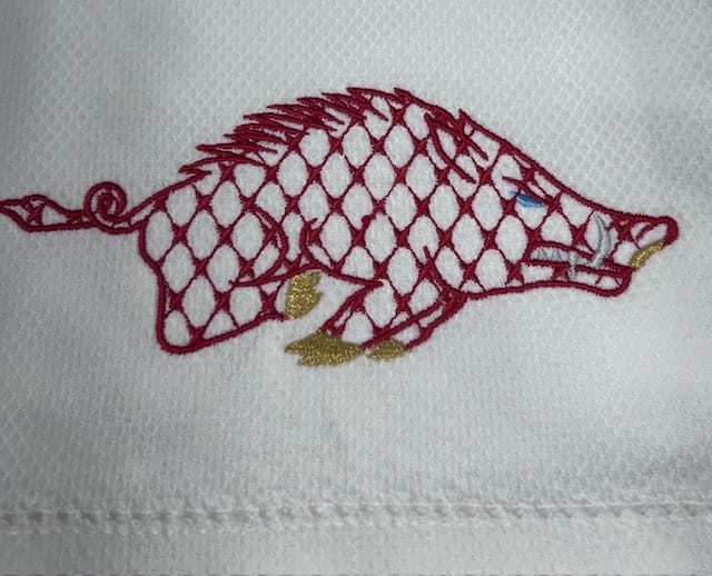 Arkansas Razorback Huck Towel - Image 3