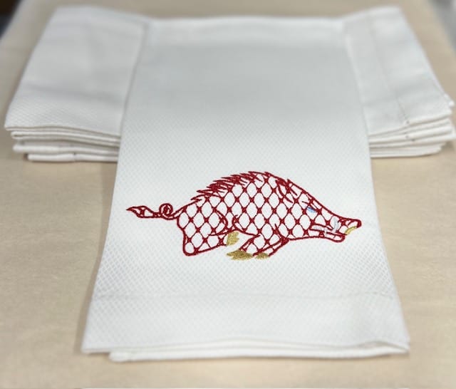 Arkansas Razorback Huck Towel - Image 2
