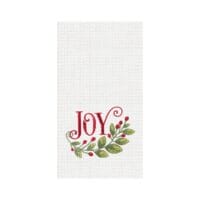 C&F Joy Garland Waffle Towel