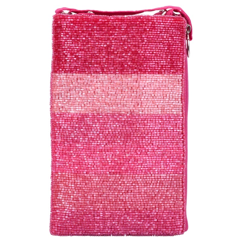 Hand-beaded Club Bag- Pretty in Pink