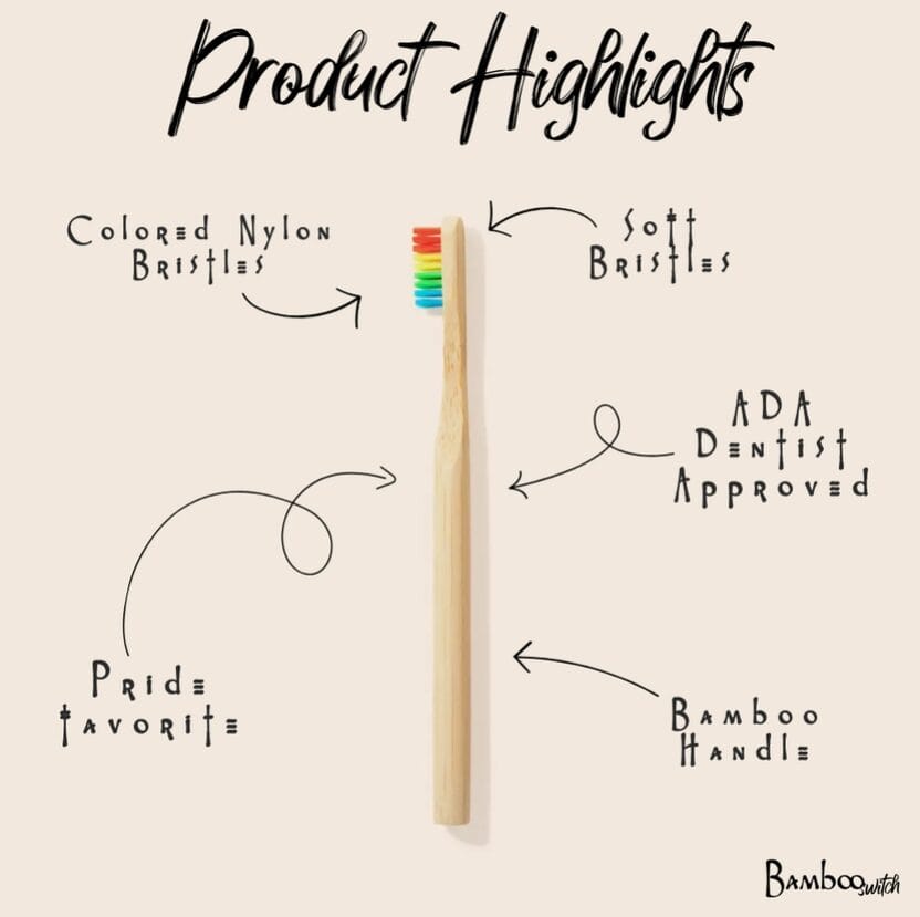 Bamboo Switch Adult Toothbrush - Image 2