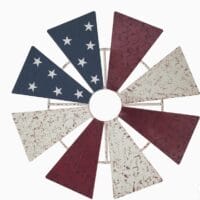 Americana 12.5" Windmill Wall Art