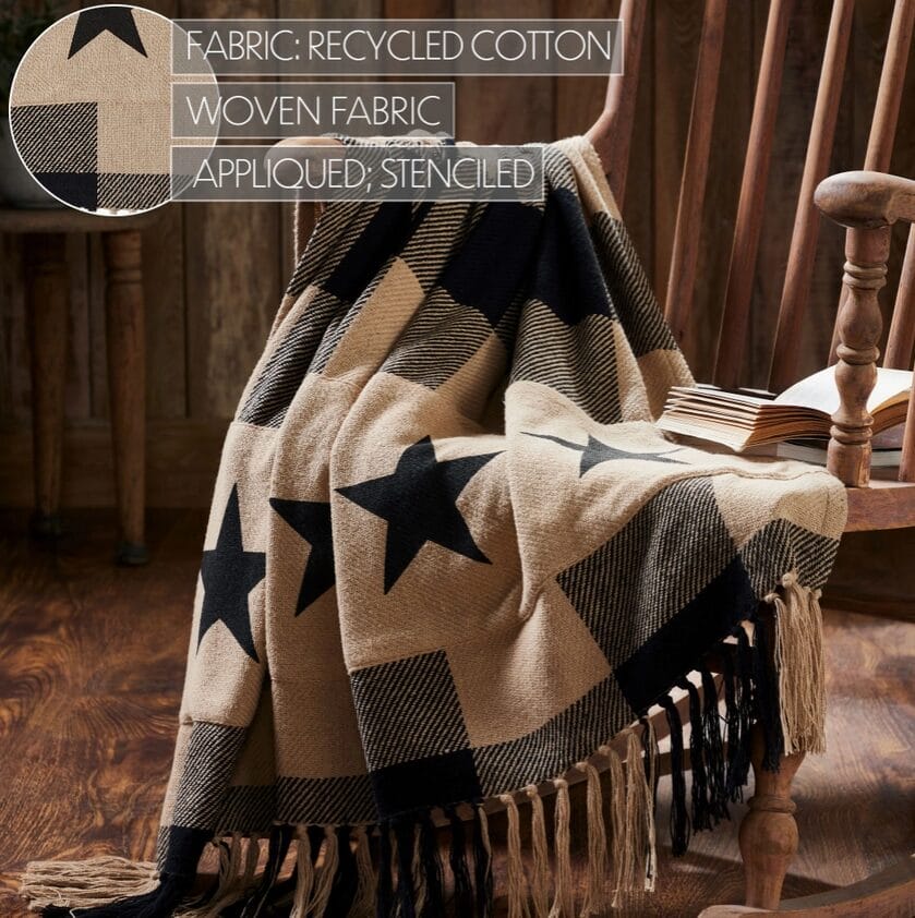 Black Chck tar Woven Throw 50x60 - Image 2
