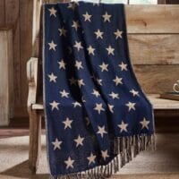 Americana Stars Woven Throw-Blanket 50" x 60"