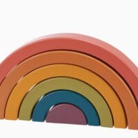 Wooden Nesting Rainbow Puzzle