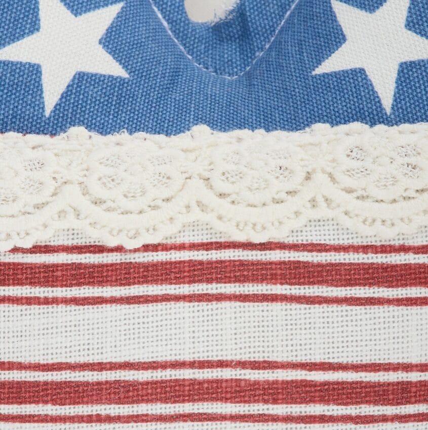 Americana Stuffed Heart Hanger - Image 3