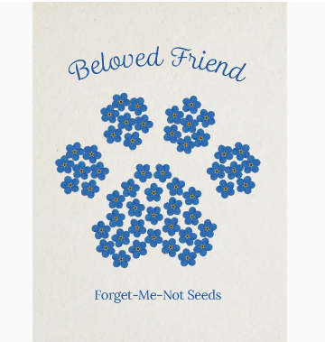 Beloved Friend- Forget Me Not Seed Packet