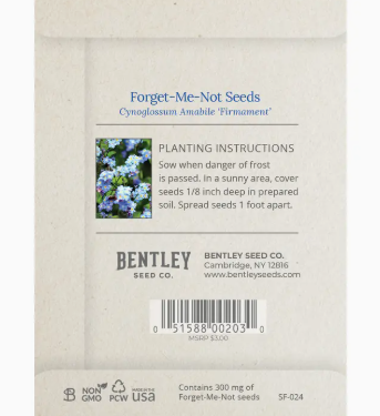 Beloved Friend- Forget Me Not Seed Packet - Image 2
