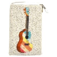 Hand-beaded Club Bag- Ukulele