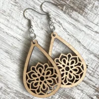 Mandala Drop Earrings