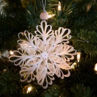 Quilling Snowflake "Aspen" Ornament
