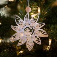 Quilling Snowflake "Aubin" Ornament