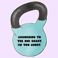 BMI Chart Vinyl Sticker